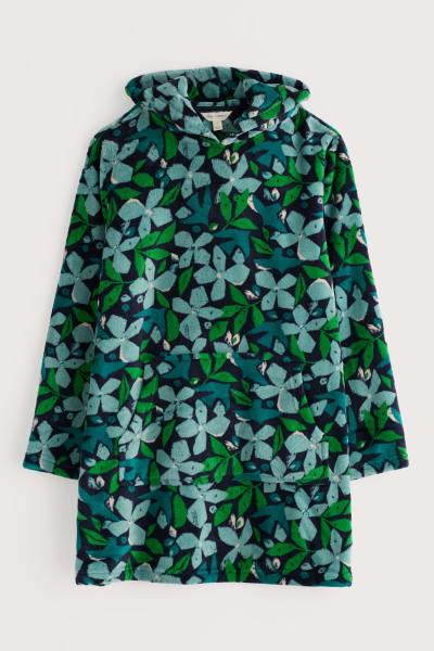 Seasalt Women's Snugsoft Hoodie In Headland Collage Fern