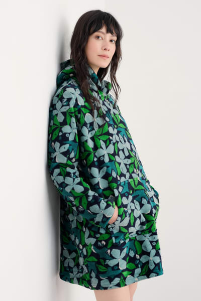 Seasalt Women's Snugsoft Hoodie In Headland Collage Fern