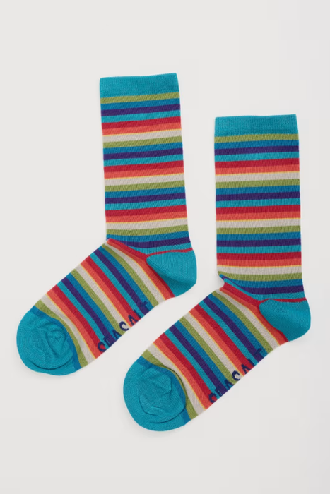 Seasalt Women's Sailor Socks In Playwork Azurite Mix