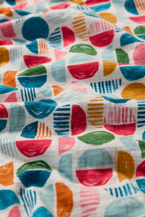 Seasalt Women's Studio Glass V-neck Jersey Top In Stacked Buoys Mix