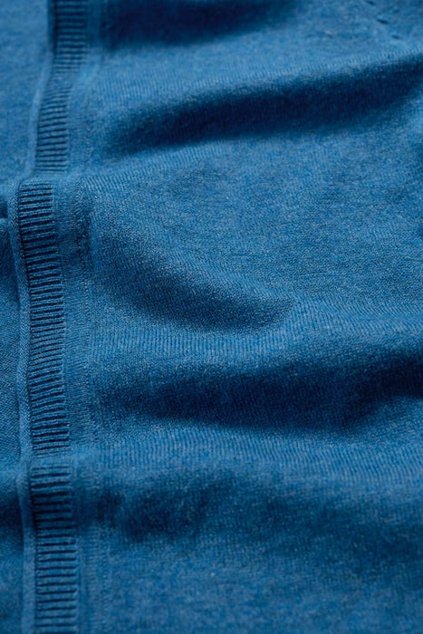 Seasalt Women's Vanessa Knitted Cardigan in GOTS-Certified Organic Cotton In Sailor