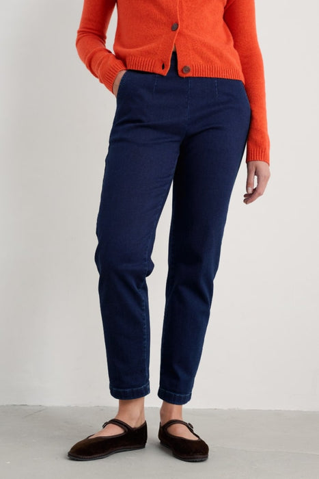 Seasalt Women's Waterdance Trousers In Dark Indigo Wash