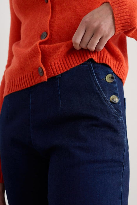 Seasalt Women's Waterdance Trousers In Dark Indigo Wash