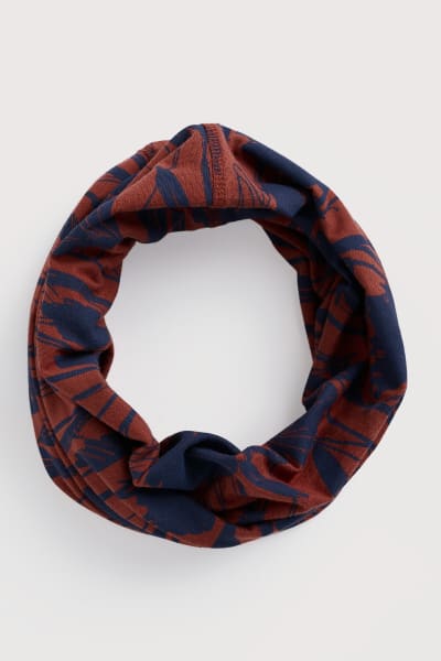 Seasalt Women's Organic Cotton Handyband In Windswept Floral Burgundy