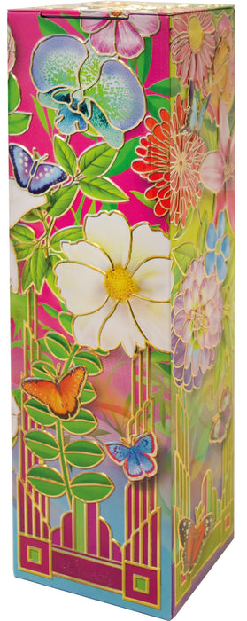 Churchill's Secret Garden Tin Filled With White Chocolate & Raspberry Biscuits