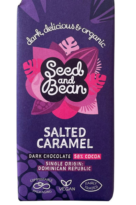 Seed & Bean Limited Edition Salted Caramel Dark Chocolate Bar