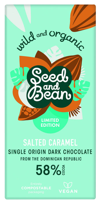Seed & Bean Limited Edition Salted Caramel Dark Chocolate Bar