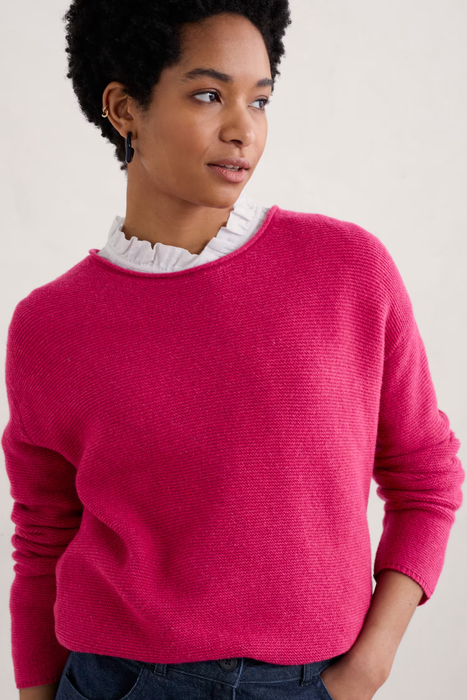 Seasalt Women's Fruity Jumper In Coulis