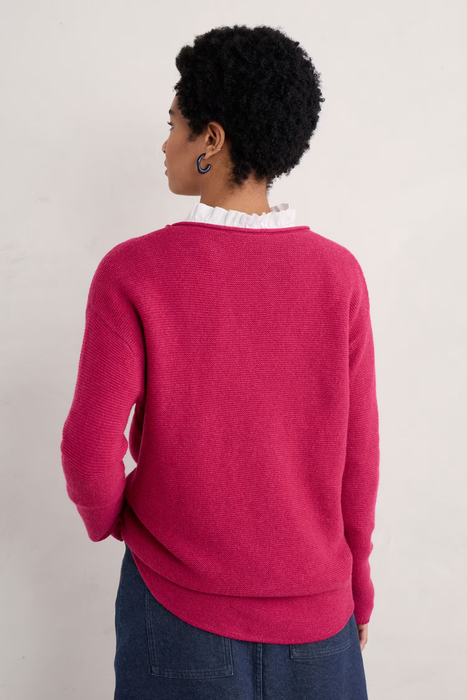 Seasalt Women's Fruity Jumper In Coulis