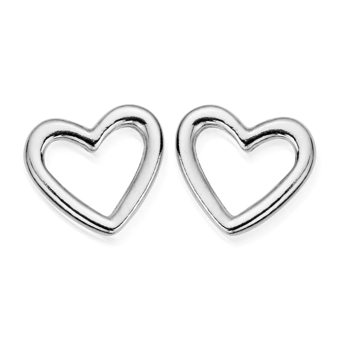 Chlobo Open Heart Stud Earrings