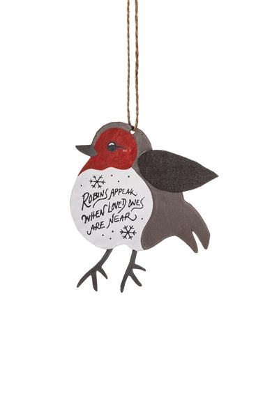 Shoeless Joe Robins Appear When Loved Ones Are Near Hanging Decoration