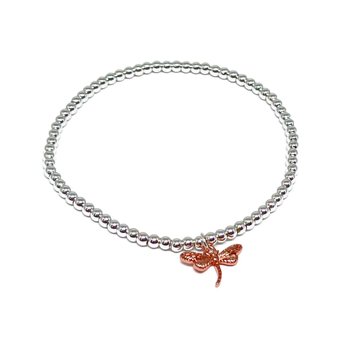 Clementine Sierra Dragonfly Bracelet - Rose Gold