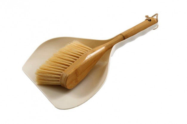 Sifcon Bamboo Dustpan & Brush