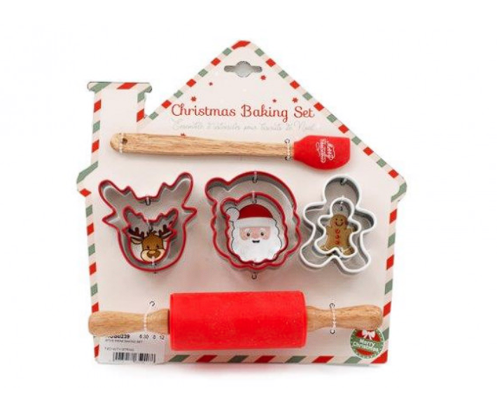 Sifcon Xmas Baking Set 8 Pieces