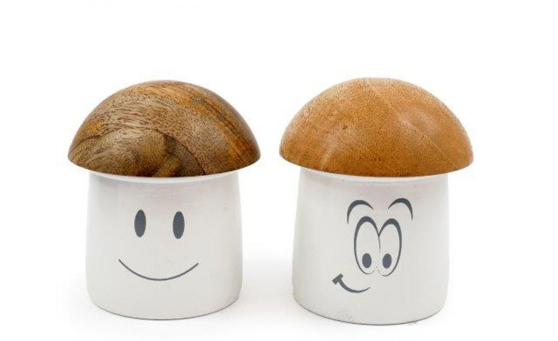 Sifcon Cream Smiley Face Storage Tin