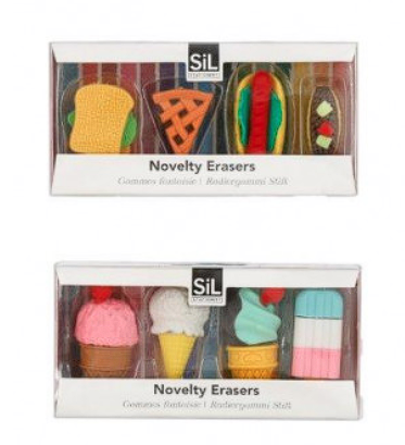 Sifcon Food Shaped Eraser 4 Pack