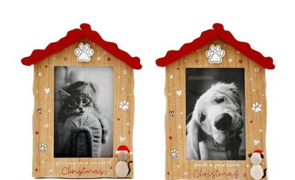 Sifcon Cat Or Dog Pebble Photo Frame