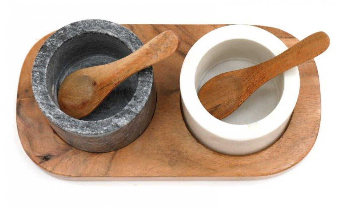 Sifcon Marble Salt And Pepper Set