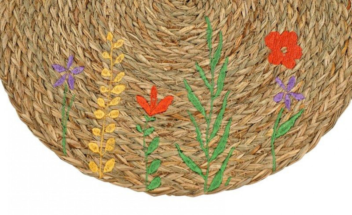 Sifcon Meadow Flower Embossed Place Mat