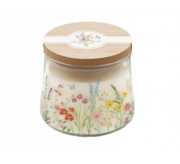 Sifcon Meadow Spring Candle With Lid - Large