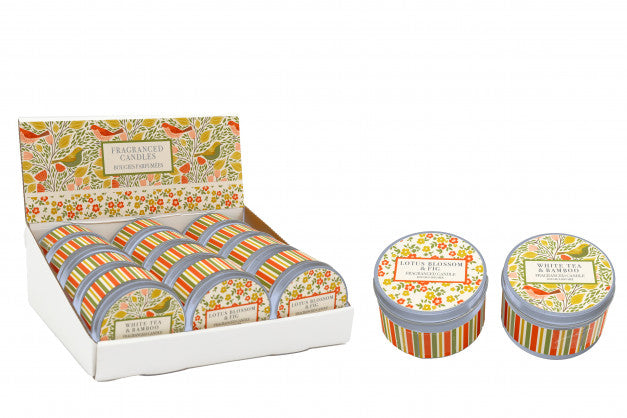 Sifcon Natural Interiors Songbird Tin Candle