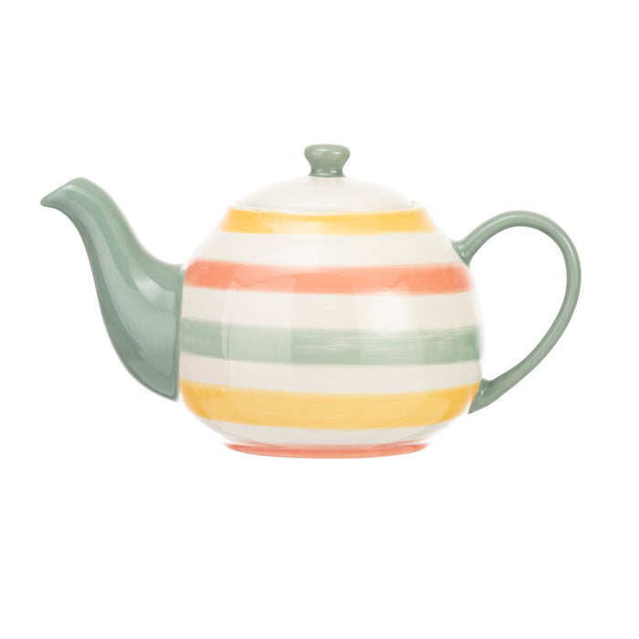 Siip Multi Stripe Autumn 6 Cup Teapot