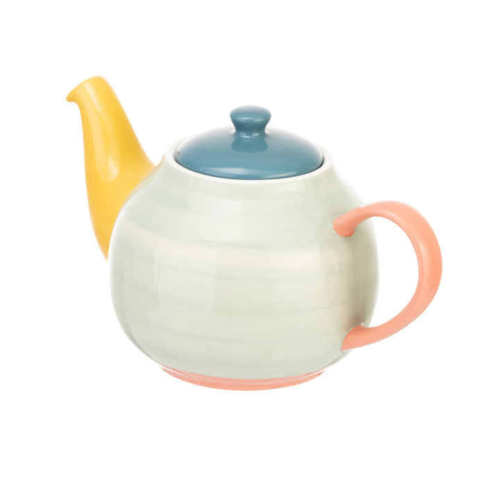 Siip Colour Block 6 Cup Teapot