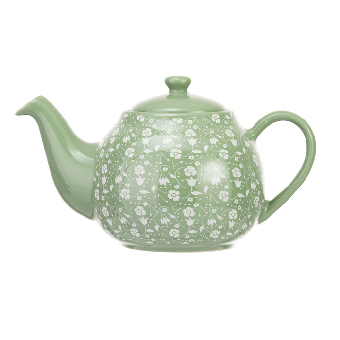 Siip Ditsy Floral 2 Cup Green Teapot
