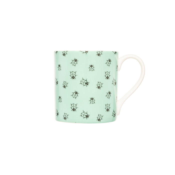 Siip Small Straight Green Ladybird Mug