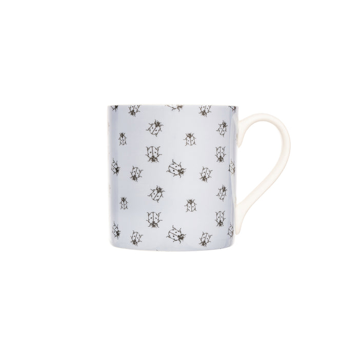 Siip Small Straight Blue Ladybird Mug