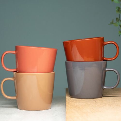 Siip Set Of 4 Warm Mugs