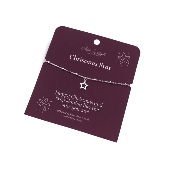 Hot Diamonds Silver Whisper Bracelet - Christmas Star