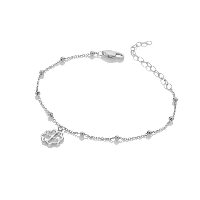Hot Diamonds Silver Whisper Bracelet - Good Luck