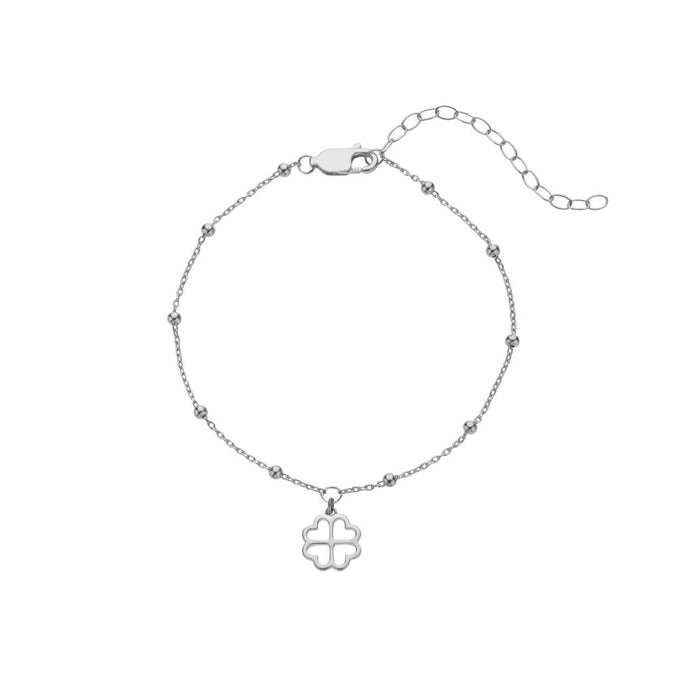 Hot Diamonds Silver Whisper Bracelet - Good Luck