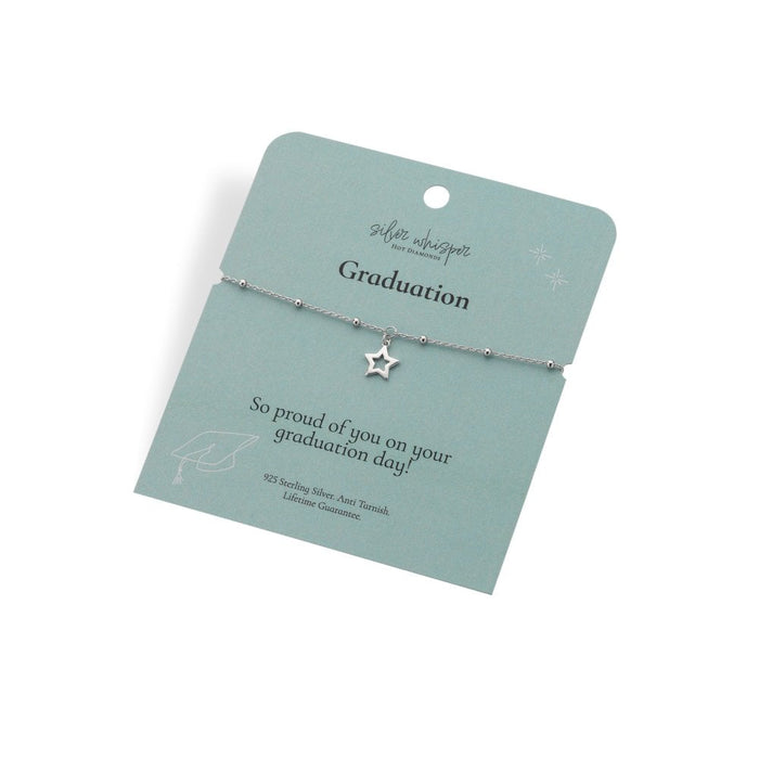 Hot Diamonds Silver Whisper Bracelet - Graduation