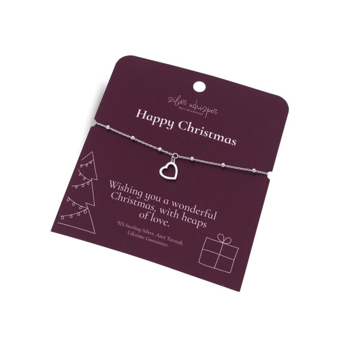 Hot Diamonds Silver Whisper Bracelet - Happy Christmas