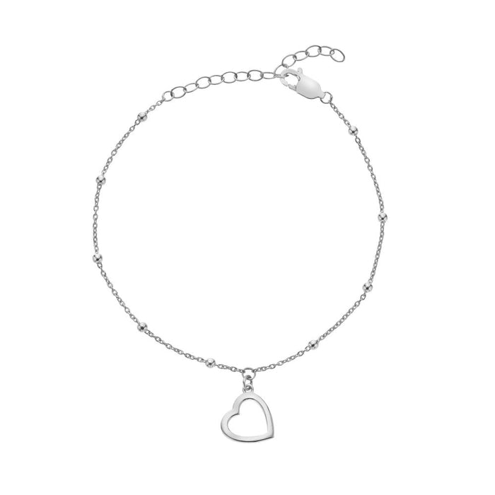 Hot Diamonds Silver Whisper Bracelet - I Love You