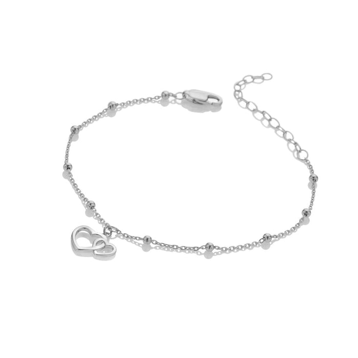 Hot Diamonds Silver Whisper Bracelet - Mother and Daughter