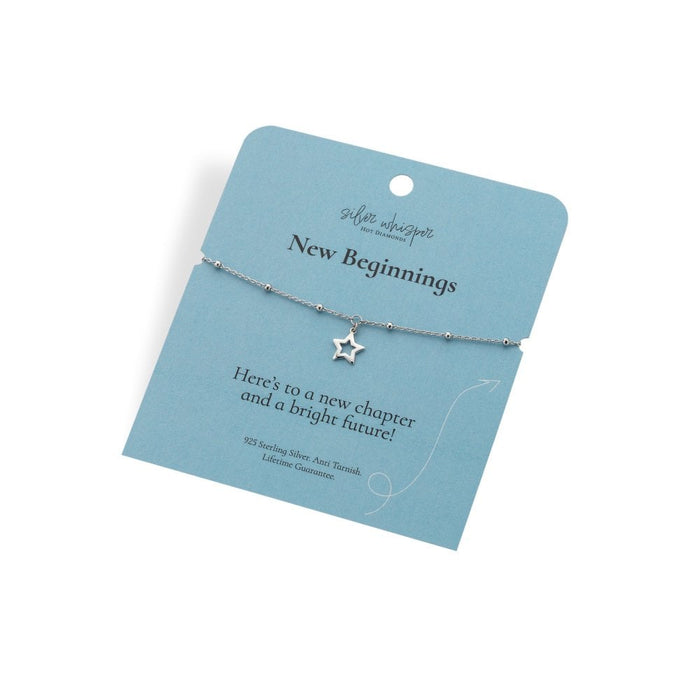 Hot Diamonds Silver Whisper Bracelet - New Beginnings