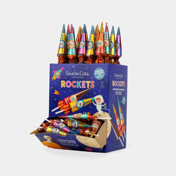Simon Coll Chocolate Umbrellas Rockets