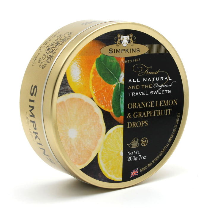 Simpkins Orange, Lemon & Grapefruit Travel Sweets
