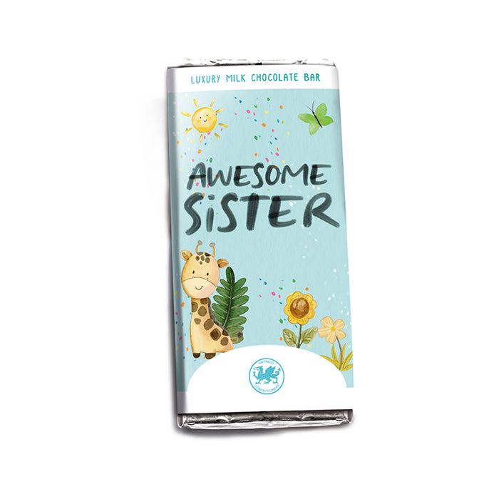 Awesome Sister Milk Chocolate Bar