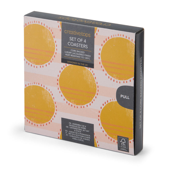 Creative Tops Spot Print Pack of 4 Premium Coasters