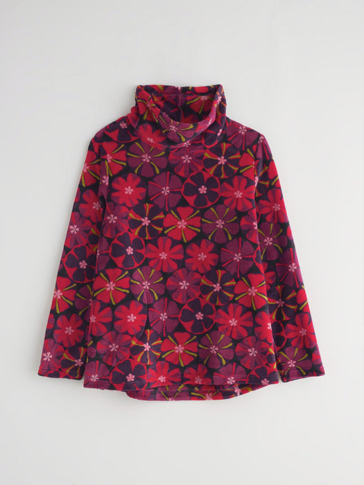 Seasalt Women's Snugsoft Top In Handicraft Flowers Grape