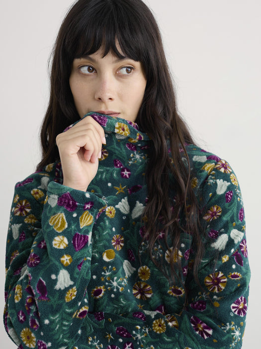 Seasalt Women's Snugsoft Hoodie In Illuminated Garden Dk Wreckage