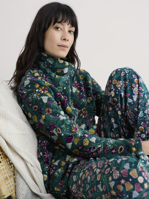 Seasalt Women's Snugsoft Hoodie In Illuminated Garden Dk Wreckage