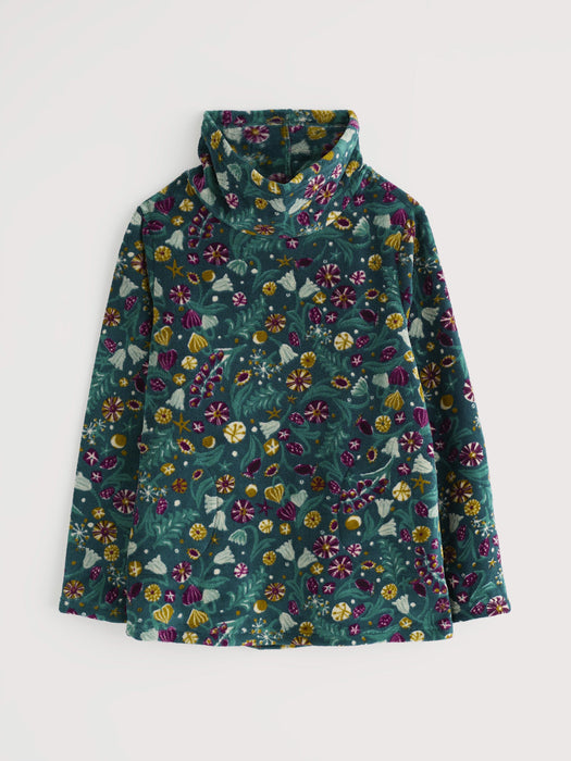 Seasalt Women's Snugsoft Hoodie In Illuminated Garden Dk Wreckage