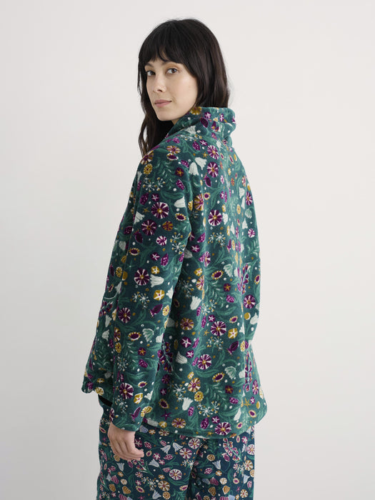 Seasalt Women's Snugsoft Hoodie In Illuminated Garden Dk Wreckage