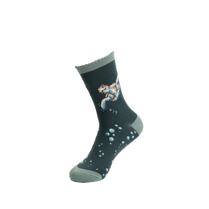 Wrendale Designs 'Swimming School' Turtle Socks