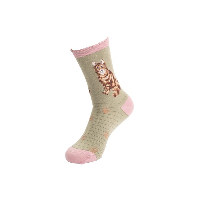 Wrendale 'Feline Fabulous' Cat Socks